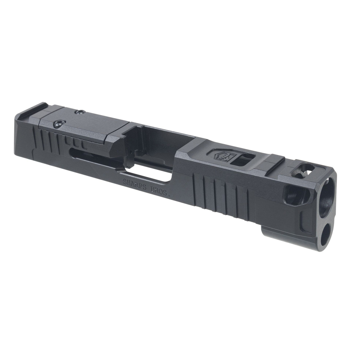 Sharps Bros Improved Stripped Slide Fits Sig Sauer P365/P365X/P365XL - Black - with Modern Design and Tactical Functionality - SB365XL-IMP - Sharps Bros