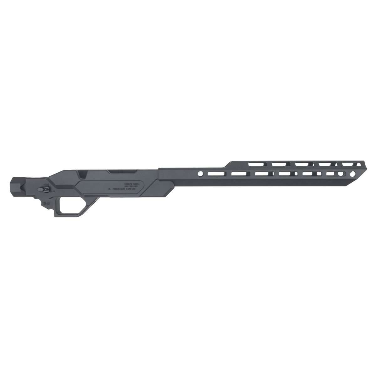 Sharps Bros Heatseeker Chassis/Forend Fits Ruger Precision Black - Tactical Heatseeker Chassis and Forend for Ruger Precision - SBC08 - Sharps Bros