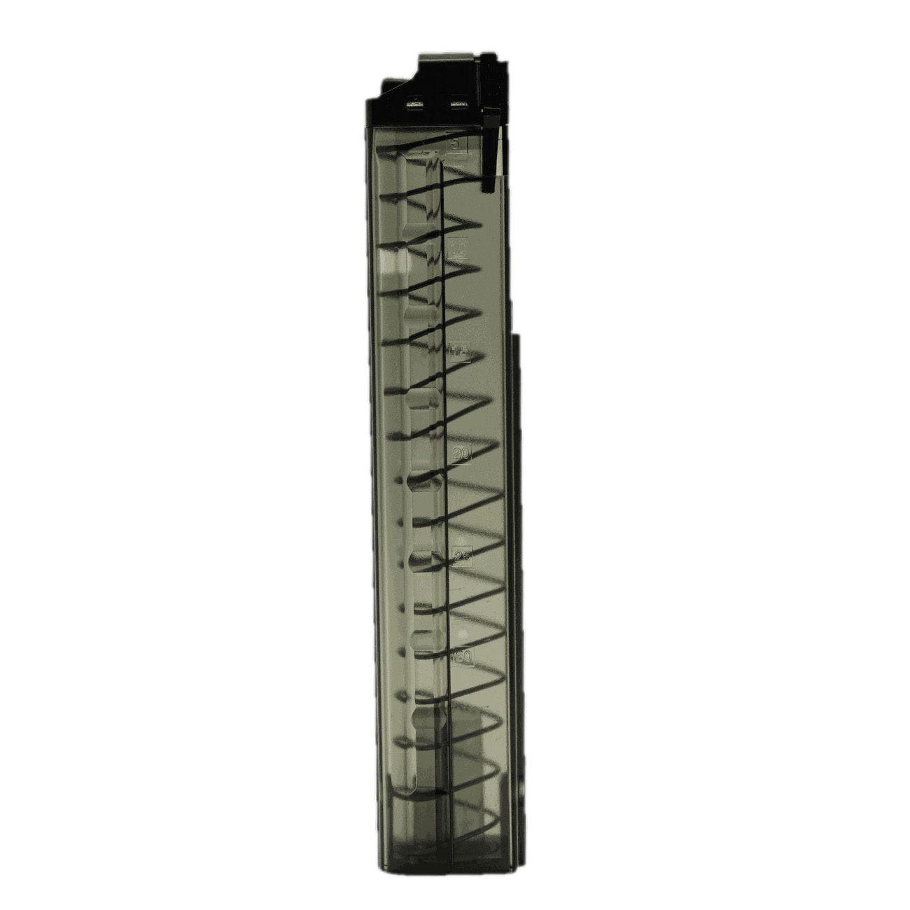 KCI USA 30rds 9mm Magazine - Translucent Smoke Extended - KCI-MZ050 - Kci Magazines