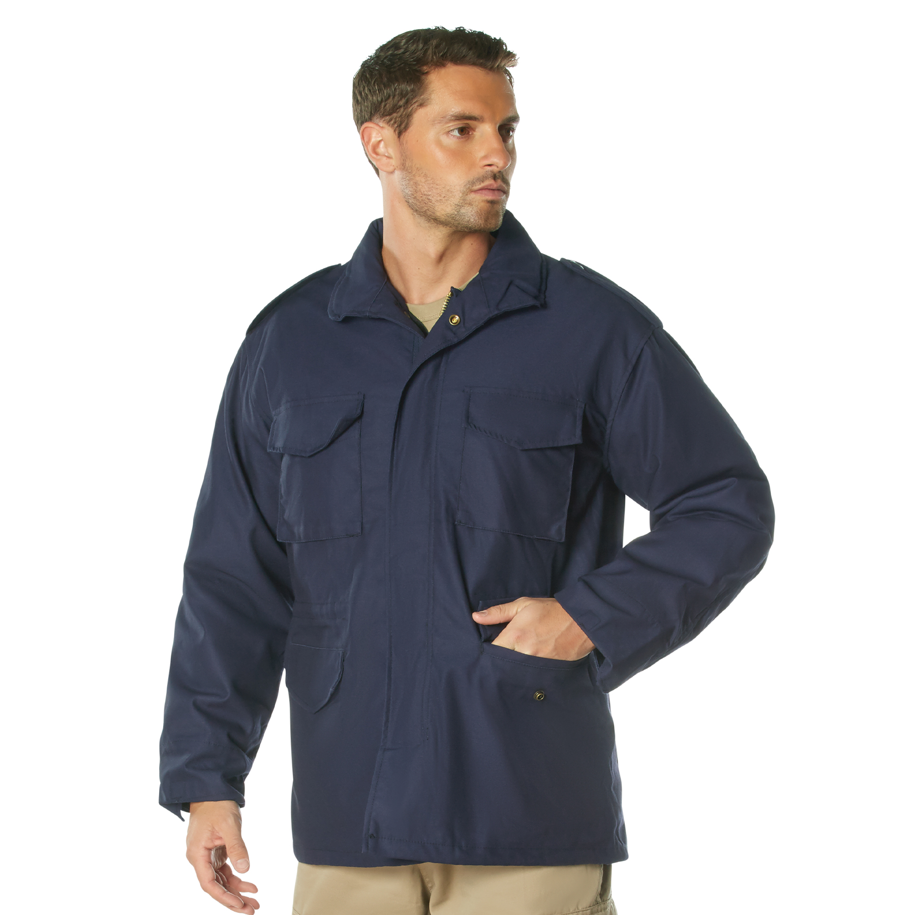 Rothco Rothco M-65 Field Jacket - Navy Blue, Medium