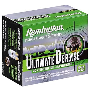 Remington 45 Auto/ACP 230gr BJHP Ultimate Defense Ammunition 20rds - HD45APBN - Remington