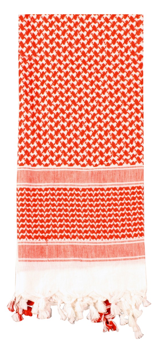 Rothco Rothco Shemagh Tactical Desert Keffiyeh Scarf - Red - White