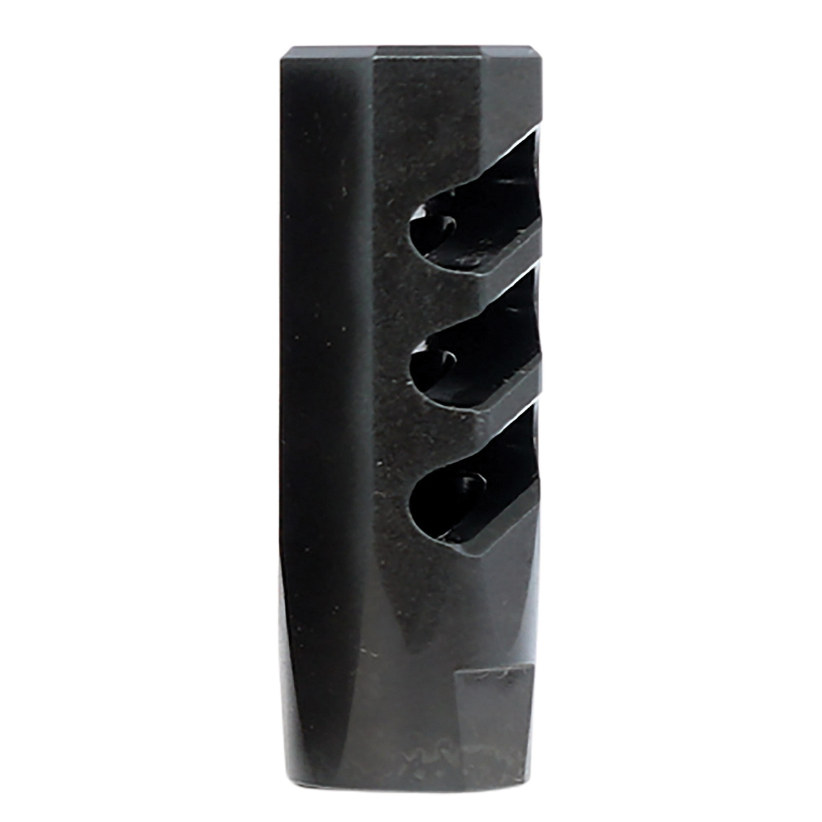 Watchtower Flat Faced Compensating Muzzle Brake, Black - Innovative Muzzle Brake for Improved Shooting Precision - CMB556FDLC - Watchtower