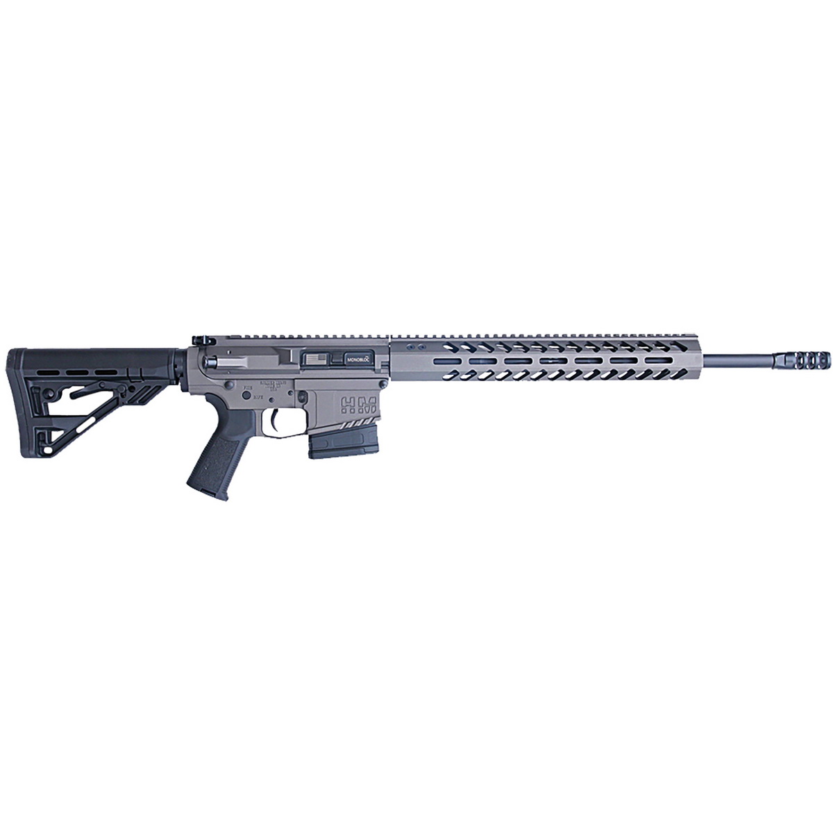 HM Defense Avenger 6.5 Creedmoor 20" AR Rifle, Tungsten Gray - HM1065 - Hm Defense