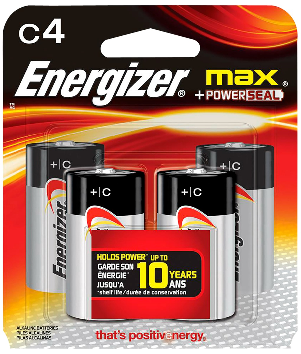 Energizer Max ALK C 4pk - E93BP-4 - Energizer