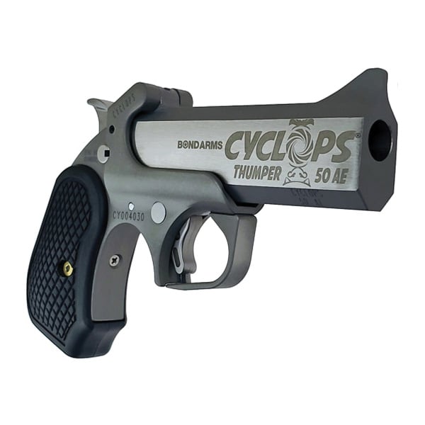 Bond Arms Cyclops Thumper .50 AE 4.25" Pistol 1rds, Stainless - BACY - Bond Arms