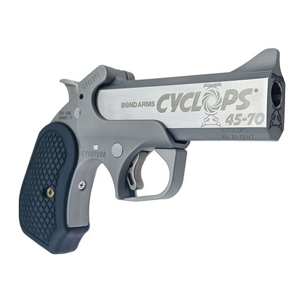 Bond Arms Cyclops .45-70 Government 4.25" Pistol 1rds, Stainless - BACYP - Bond Arms