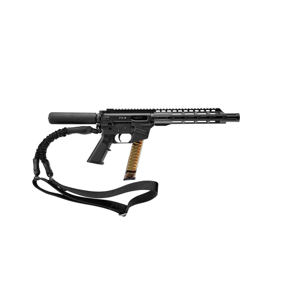 Freedom Ordnance FX-9 9mm 10" AR Pistol, Black - FX9P10T - Freedom Ordnance