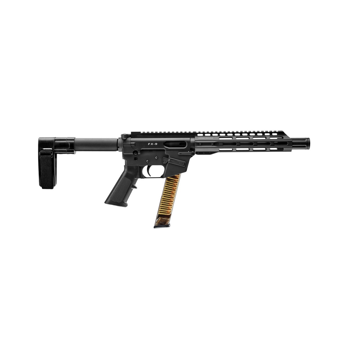 Freedom Ordnance FX-9 9mm 8" AR Pistol, Black - FX9P8SBM - Freedom Ordnance