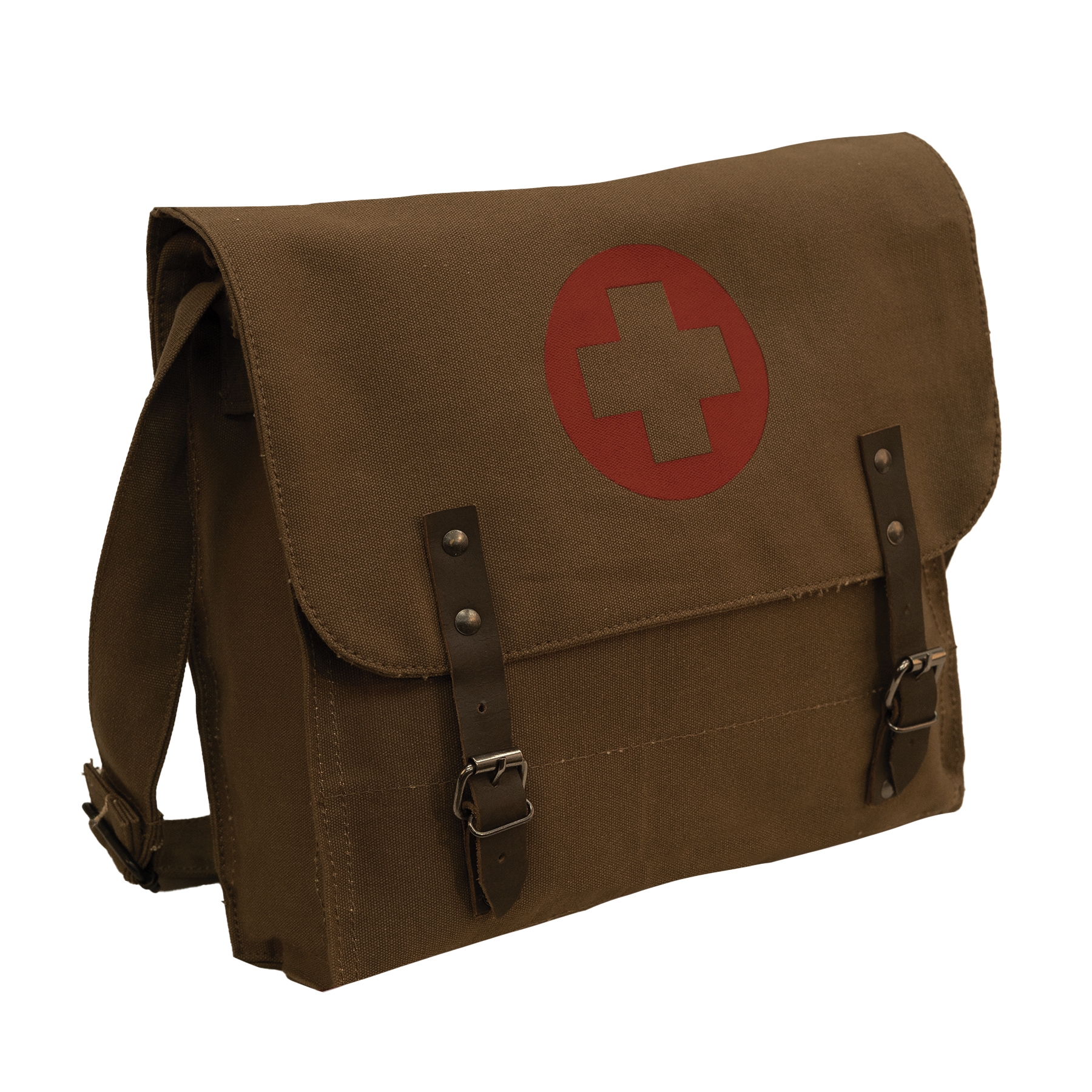 Rothco Rothco Vintage Medic Canvas Bag With Cross - Brown