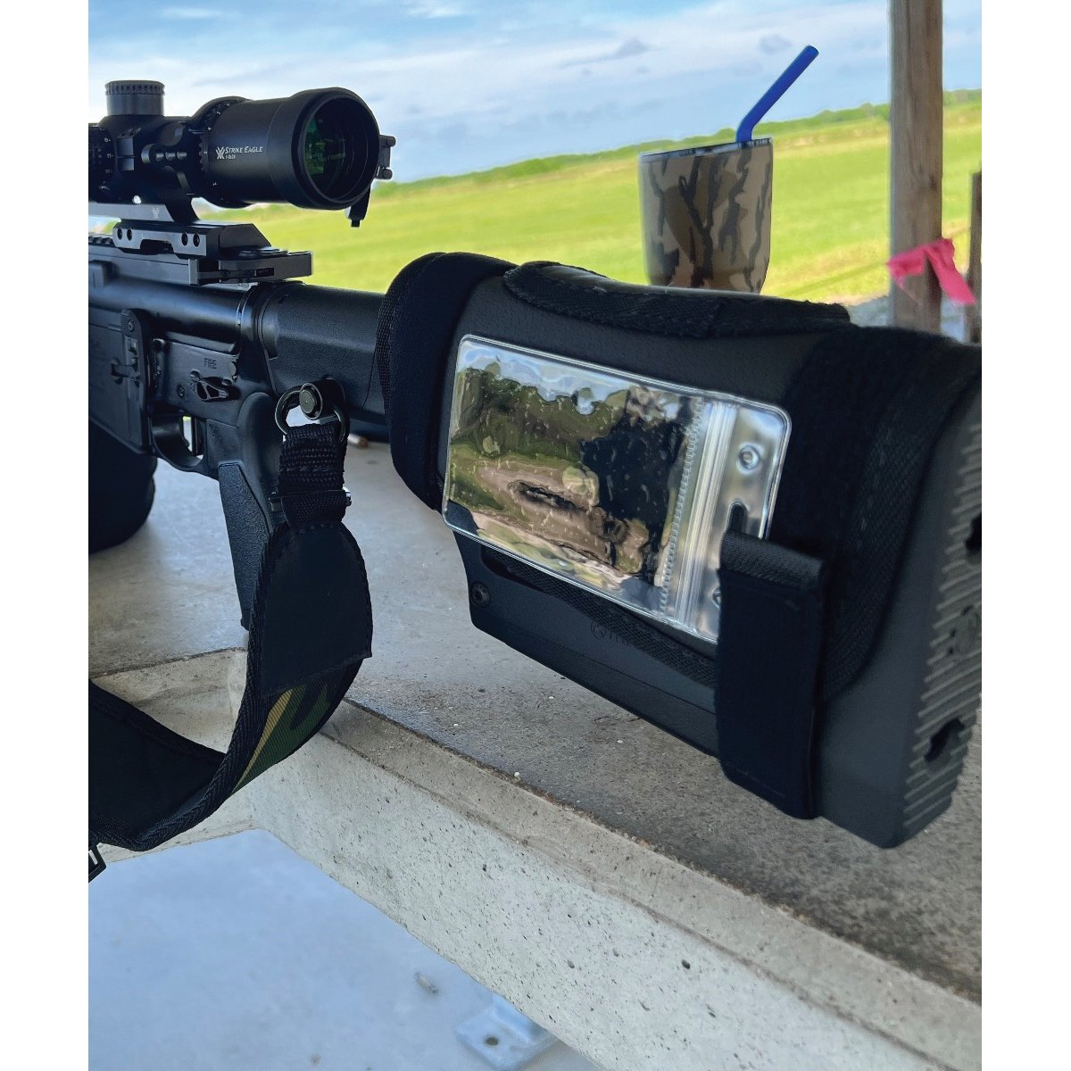 Sticky Holsters Venatic Stock Pad/Riser Black - For Enhanced Comfort and Stability in Tactical and Shooting Situations - SPR - Sticky Holsters
