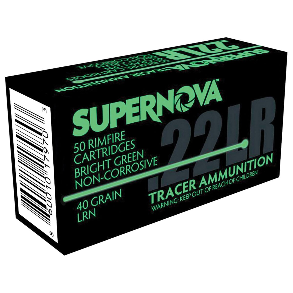 Supernova Tracers .22LR 40 gr LRN 50rds - PMSN22LRG - Supernova