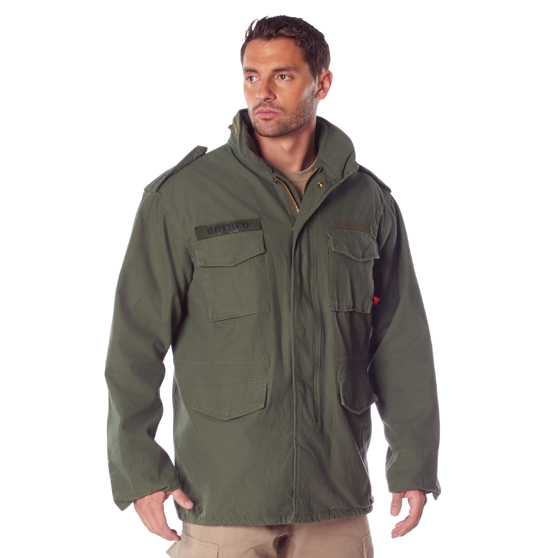 Rothco Rothco Vintage M-65 Field Jacket - Olive Drab, Medium