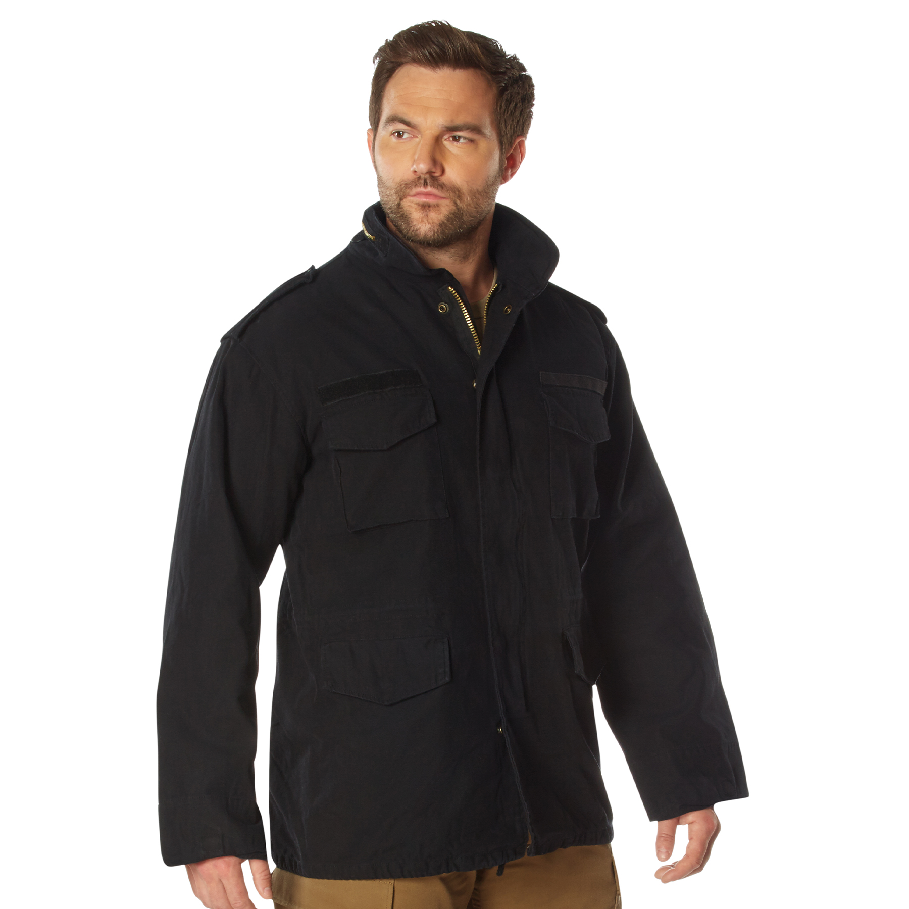 Rothco Rothco Vintage M-65 Field Jacket - Black, Medium