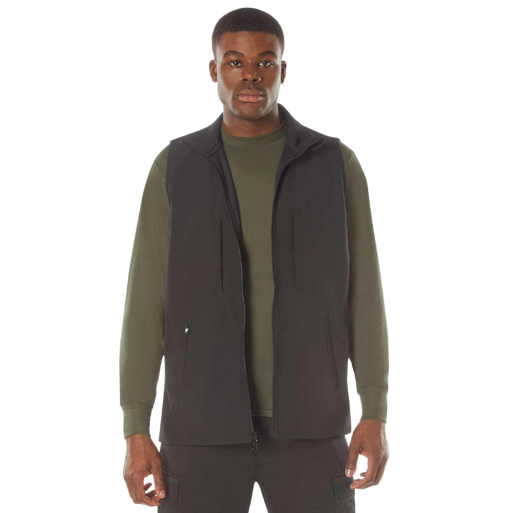Rothco Rothco V2 Concealed Carry Soft Shell Vest - Black, 2X-Large