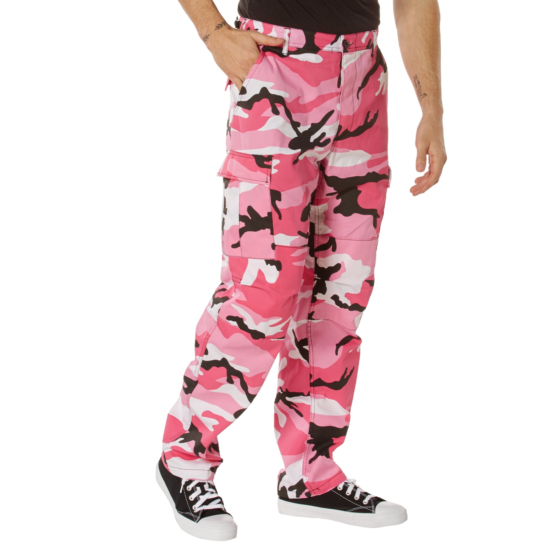 Rothco Color Camo Tactical Bdu Pants - Pink Camo, 3X-Large - Rothco
