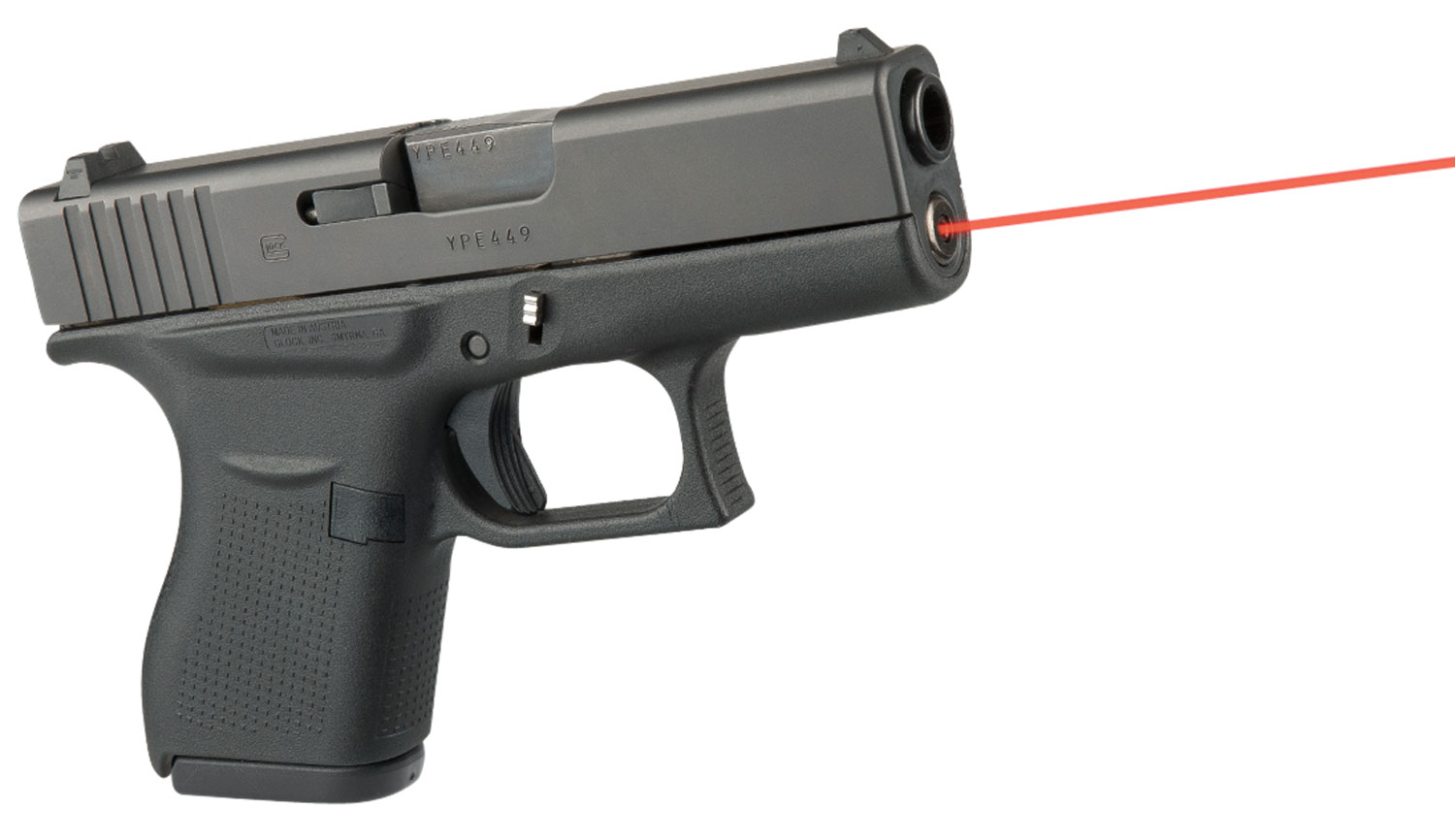 LaserMax Guide Rod Laser for Glock 43/43X/48 Pistols, Black - LMS-G43