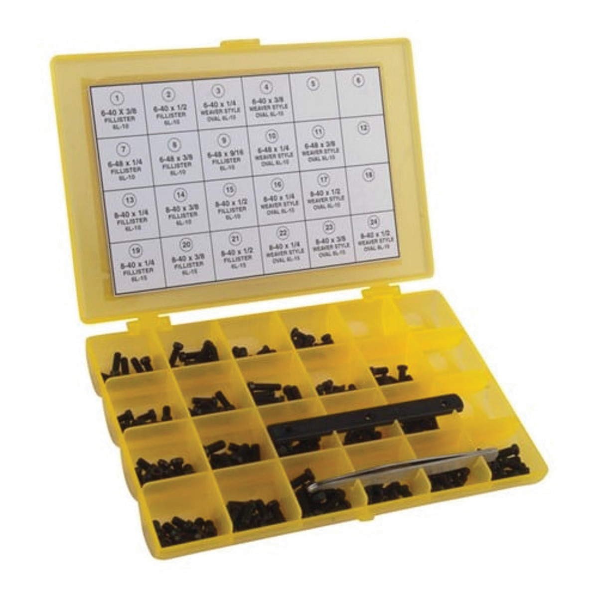 TacStar 202-Piece Master Gunsmith Torx Style 6-Lobe Ring and Base Screw Kit - Tacstar
