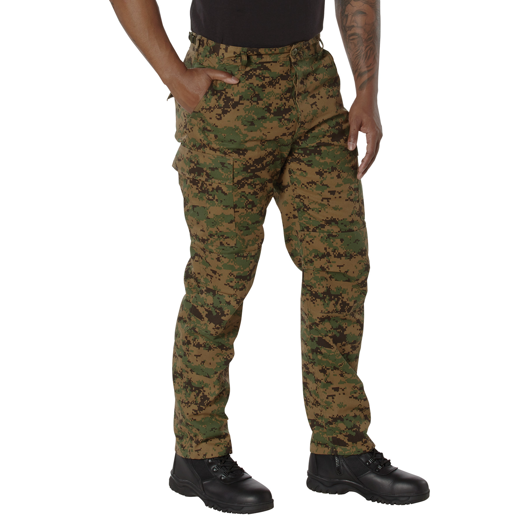 Rothco Rothco Digital Camo Tactical Bdu Pants - Woodland Digital Camo, X-Small
