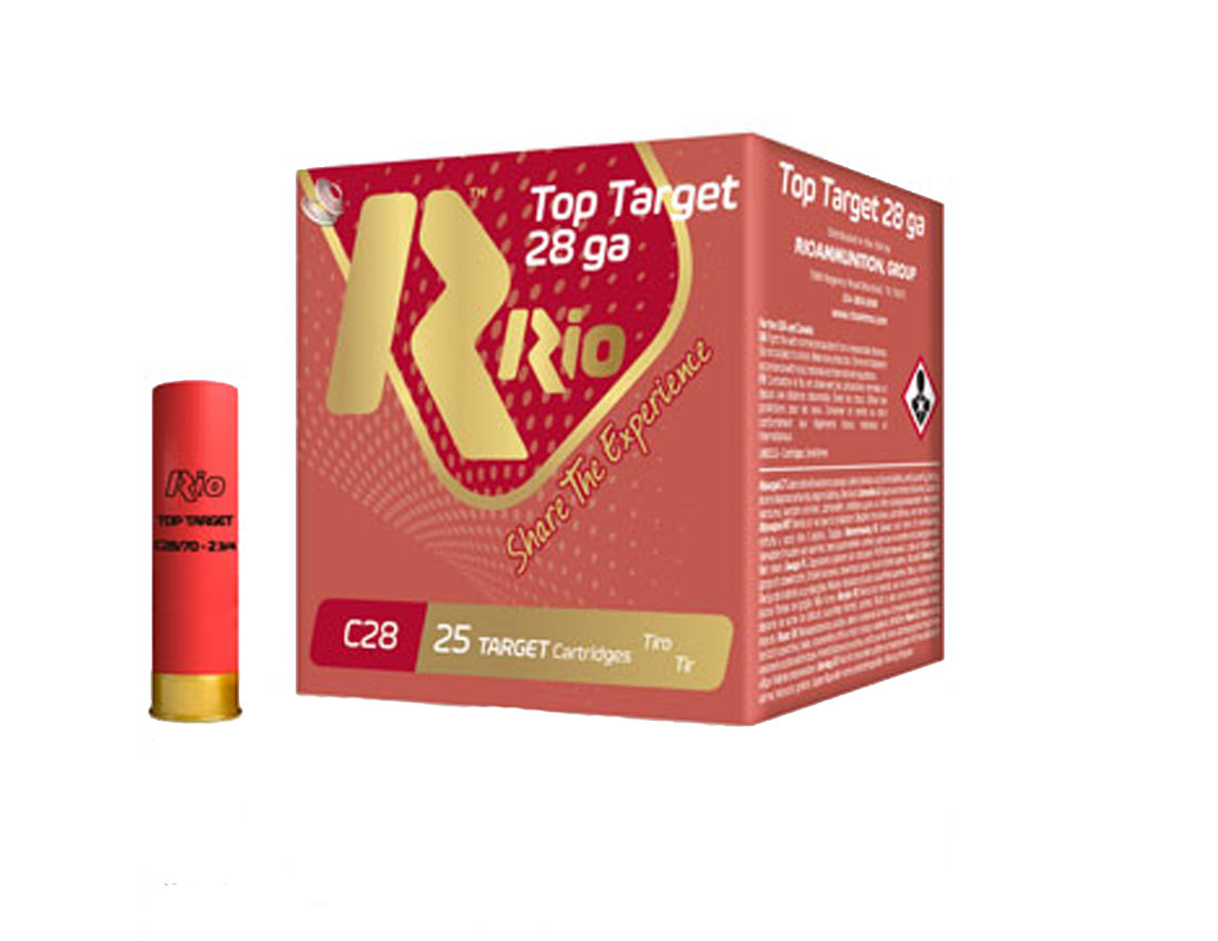 RIO Top Target 28ga 2.75" .75oz Max 1300 FPS #8 Ammunition - RC288 - Rio