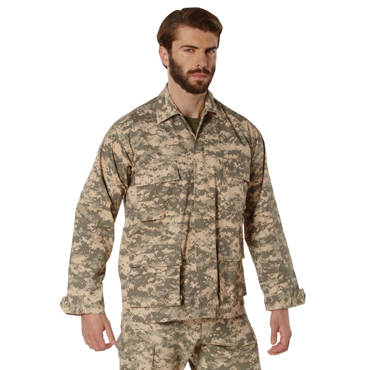 Rothco Rothco Digital Camo Bdu Shirt - Acu Digital Camo, X-Small