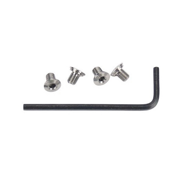 Ed Brown 4-Pack Slim Hex Head Grip Screw w/Allen Wrench Fits 1911 Commander, Stainless