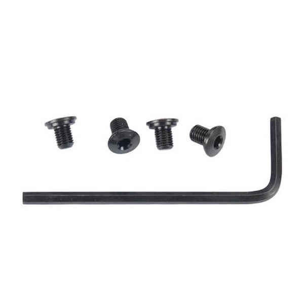 Ed Brown 4-Pack Slim Hex Head Grip Screw w/Allen Wrench Fits 1911 Commander, Blue