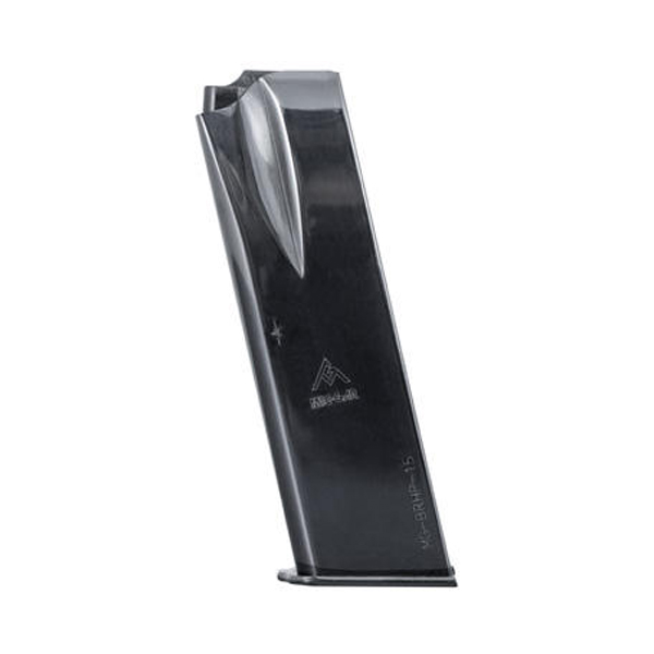 Mec-Gar Browning HP 9mm 15rd Flush Fit Magazine, Blued - MGBRHP15B - Mec-Gar