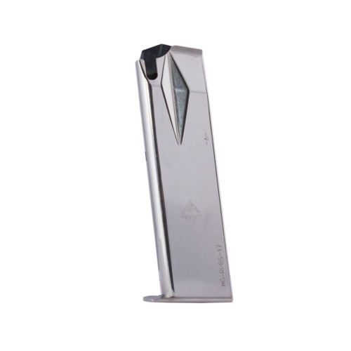 Mec-Gar Ruger P85/89/93/94/95/PC9 9mm Magazine, 17rd, Flush Fit, Nickel- MGRP8517N - Mec-Gar