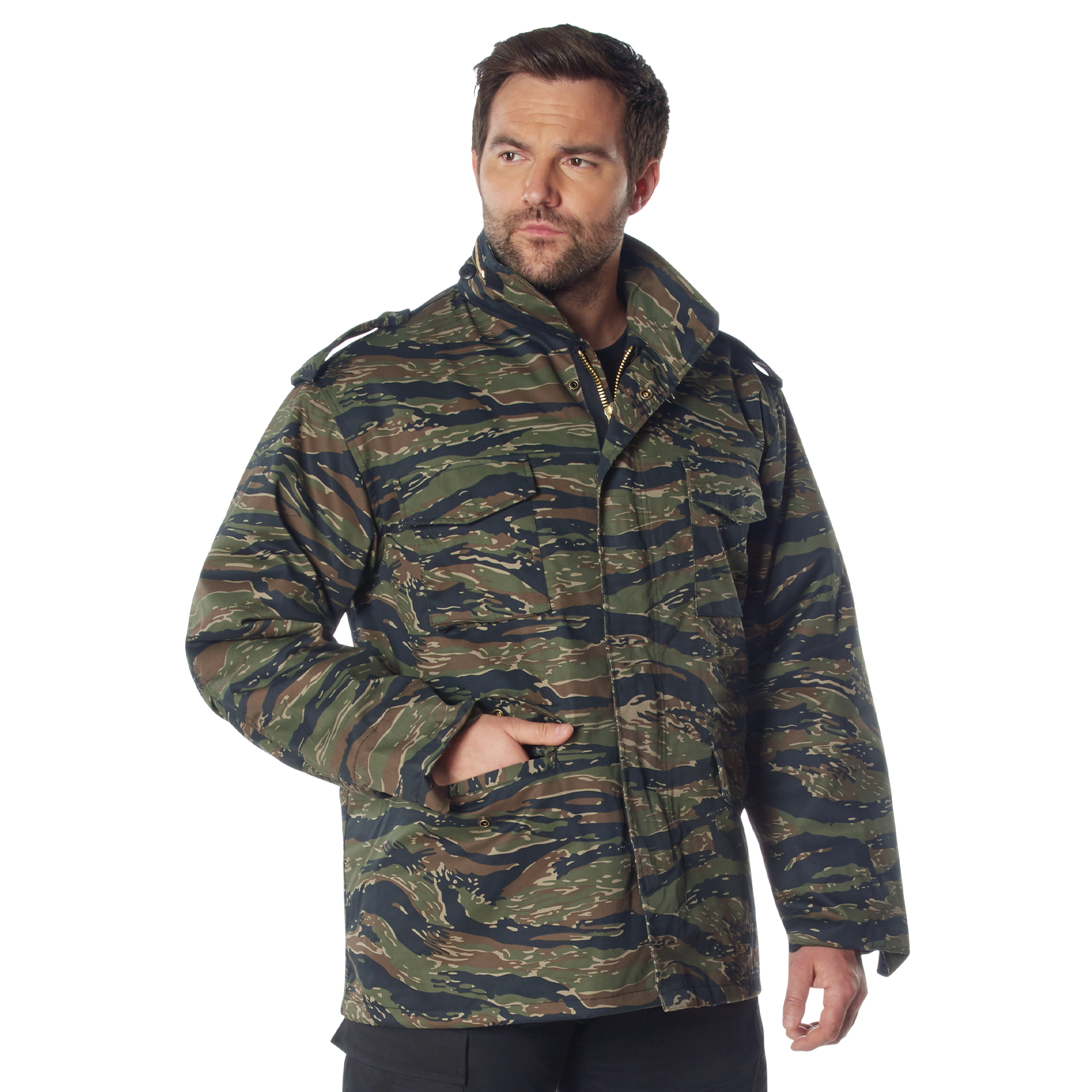 Rothco Rothco M-65 Field Jacket - Tiger Stripe Camo, 3X-Large
