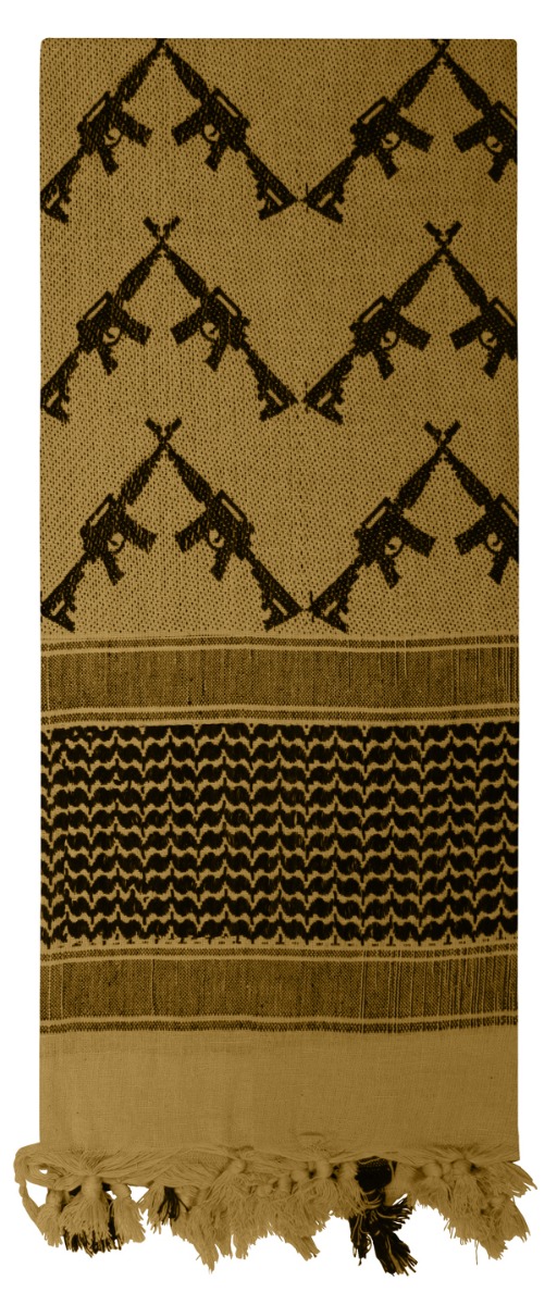 Rothco Rothco Crossed Rifles Shemagh Tactical Desert Keffiyeh Scarf - Foliage Green