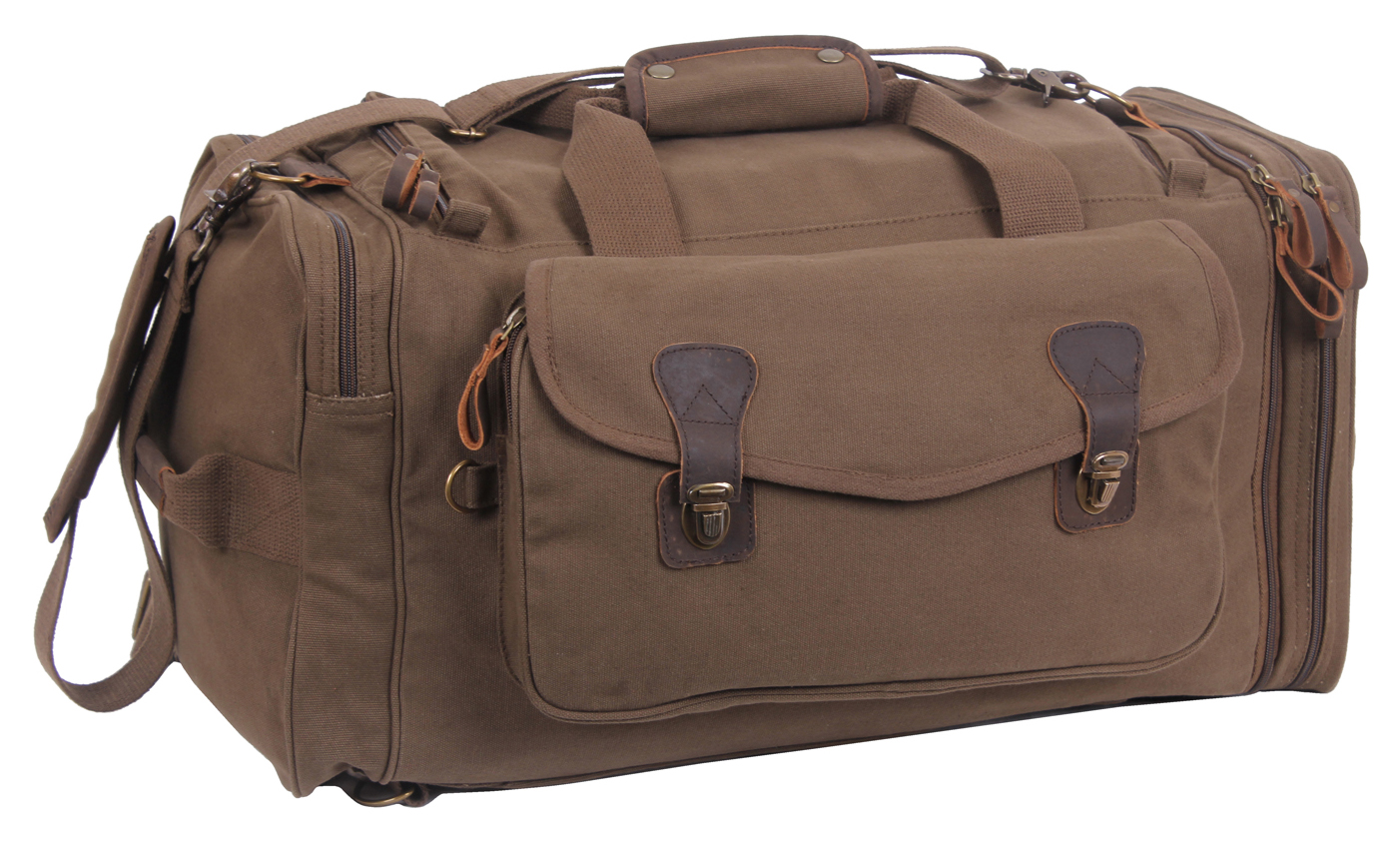 Rothco Rothco Canvas Extended Stay Travel Duffle Bag - Brown