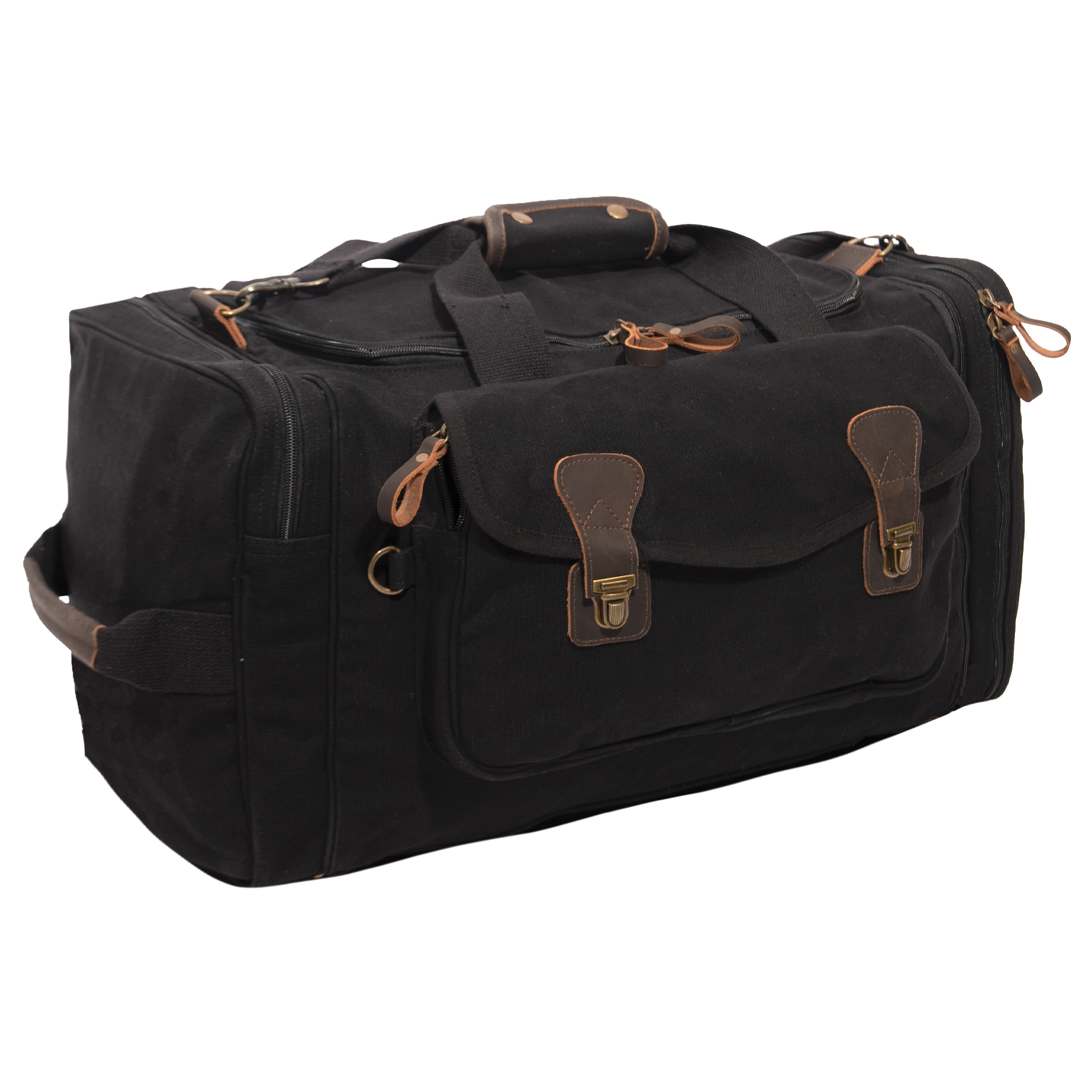 Rothco Rothco Canvas Extended Stay Travel Duffle Bag - Black