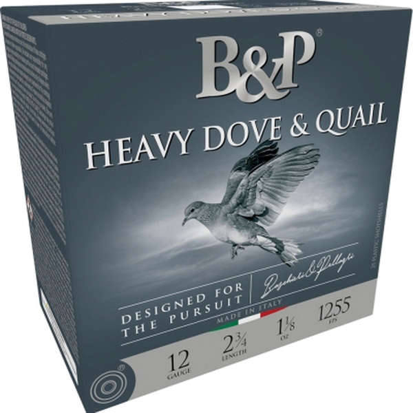 B&P Heavy Dove and Quail 28 Gauge 2-3/4" #6 15/16 oz 25rds Shotshell - Effective Upland Game Shot - 28BD6 - B&P
