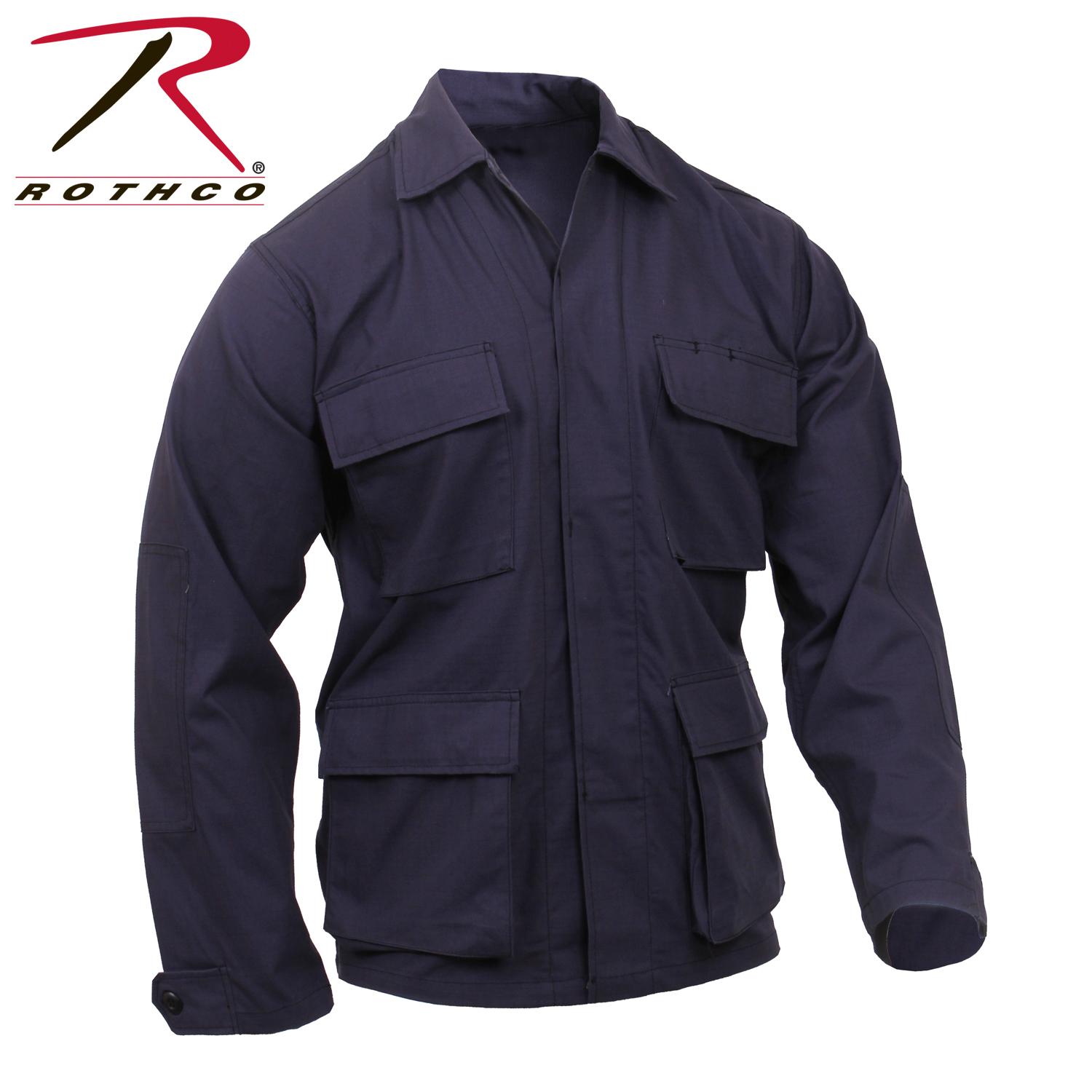 Rothco Rothco Rip-Stop Bdu Shirt - Navy Blue, Small
