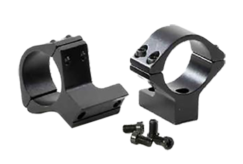Browning AB3 1 inch High Aluminum Alloy Lightweight 2-Piece Integrated Scope Ring, Matte Black - 12313 - Browning