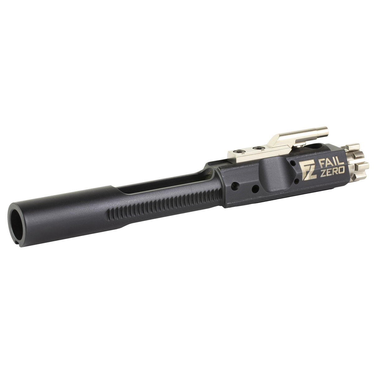 FailZero Bolt Carrier Group, Black - High-Performance Bolt Carrier Group for Reliable Operation - FZ-AR10-NH-BLACK - Failzero