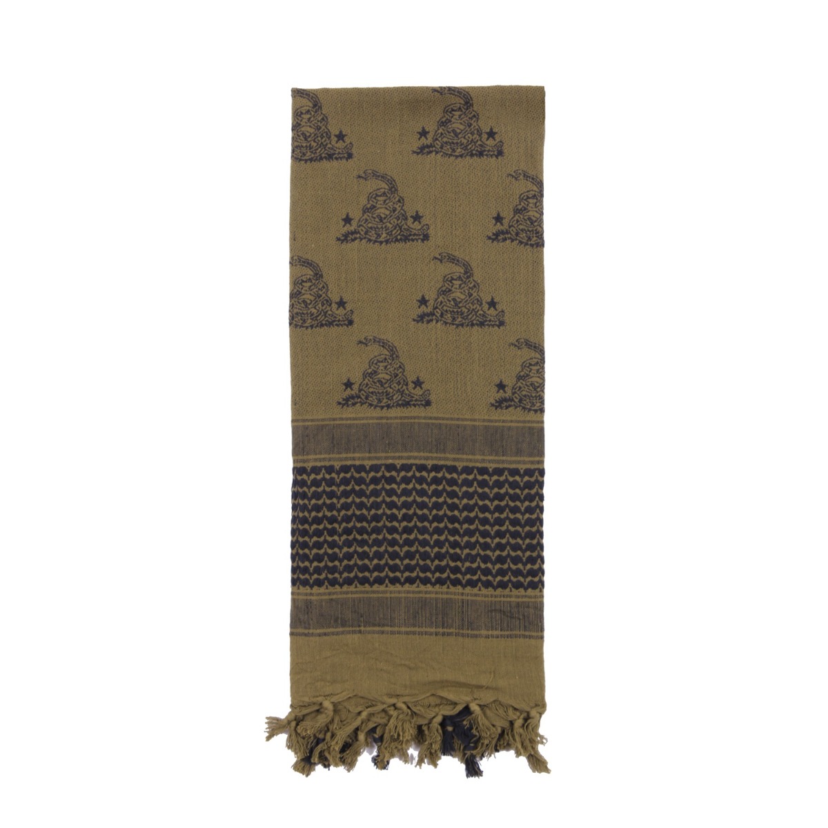 Rothco Rothco Gadsden Snake Shemagh Tactical Desert Scarf - Olive Drab