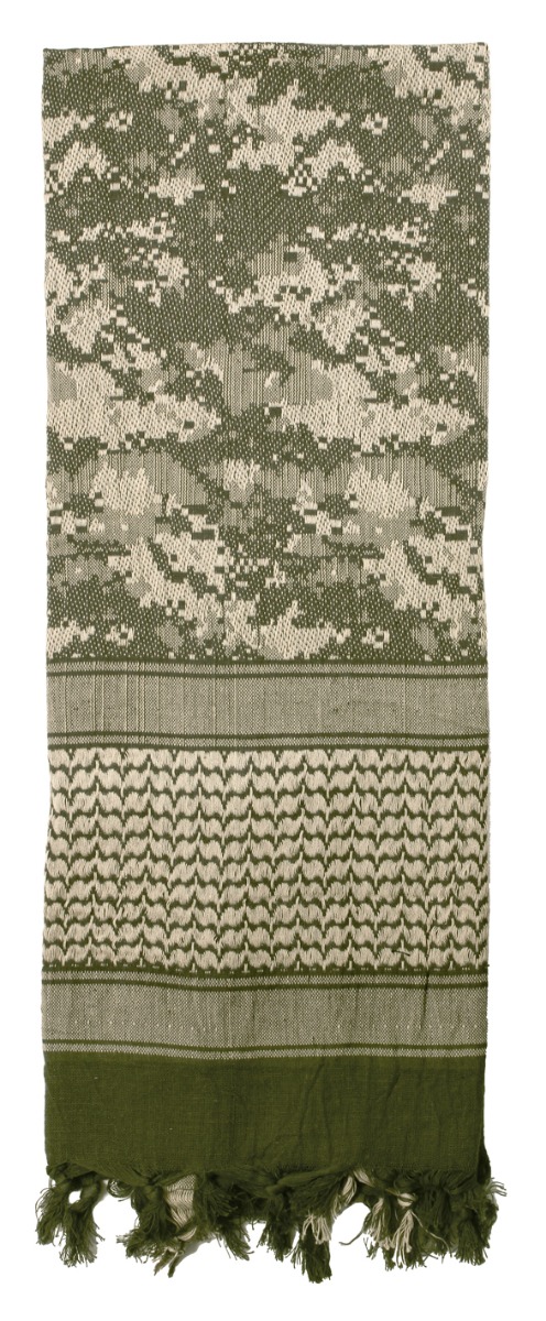 Rothco Rothco Digital Camo Shemagh Tactical Desert Keffiyeh Scarf - Acu Digital Camo