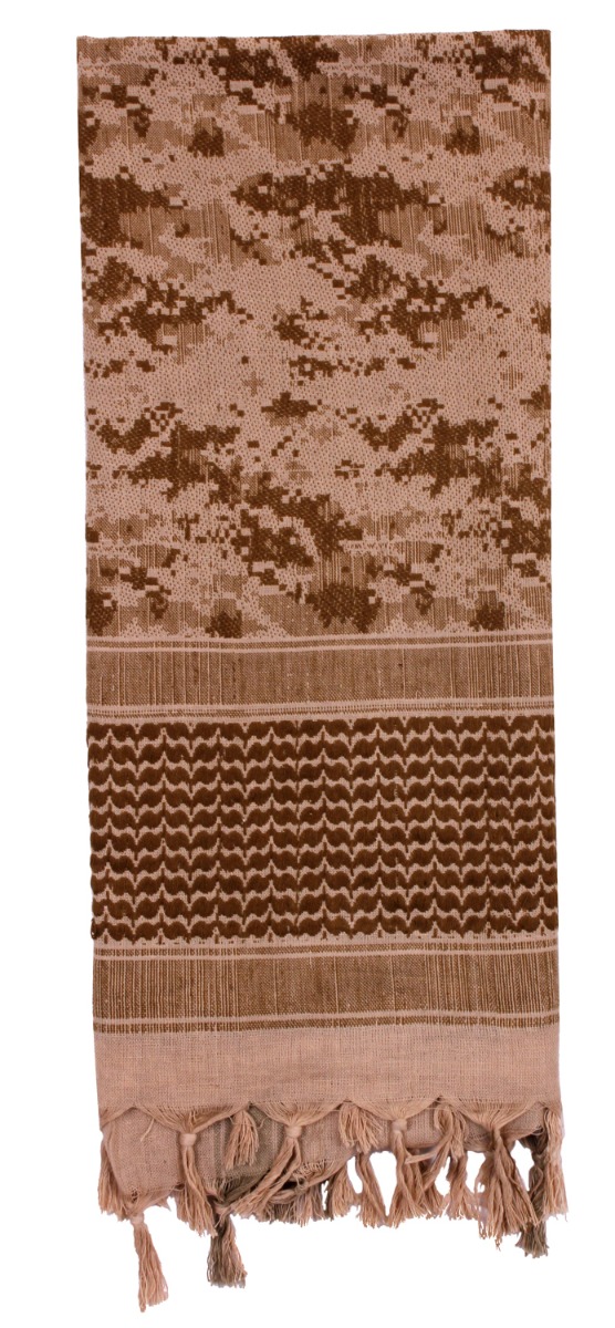 Rothco Rothco Digital Camo Shemagh Tactical Desert Keffiyeh Scarf - Desert Digital Camo