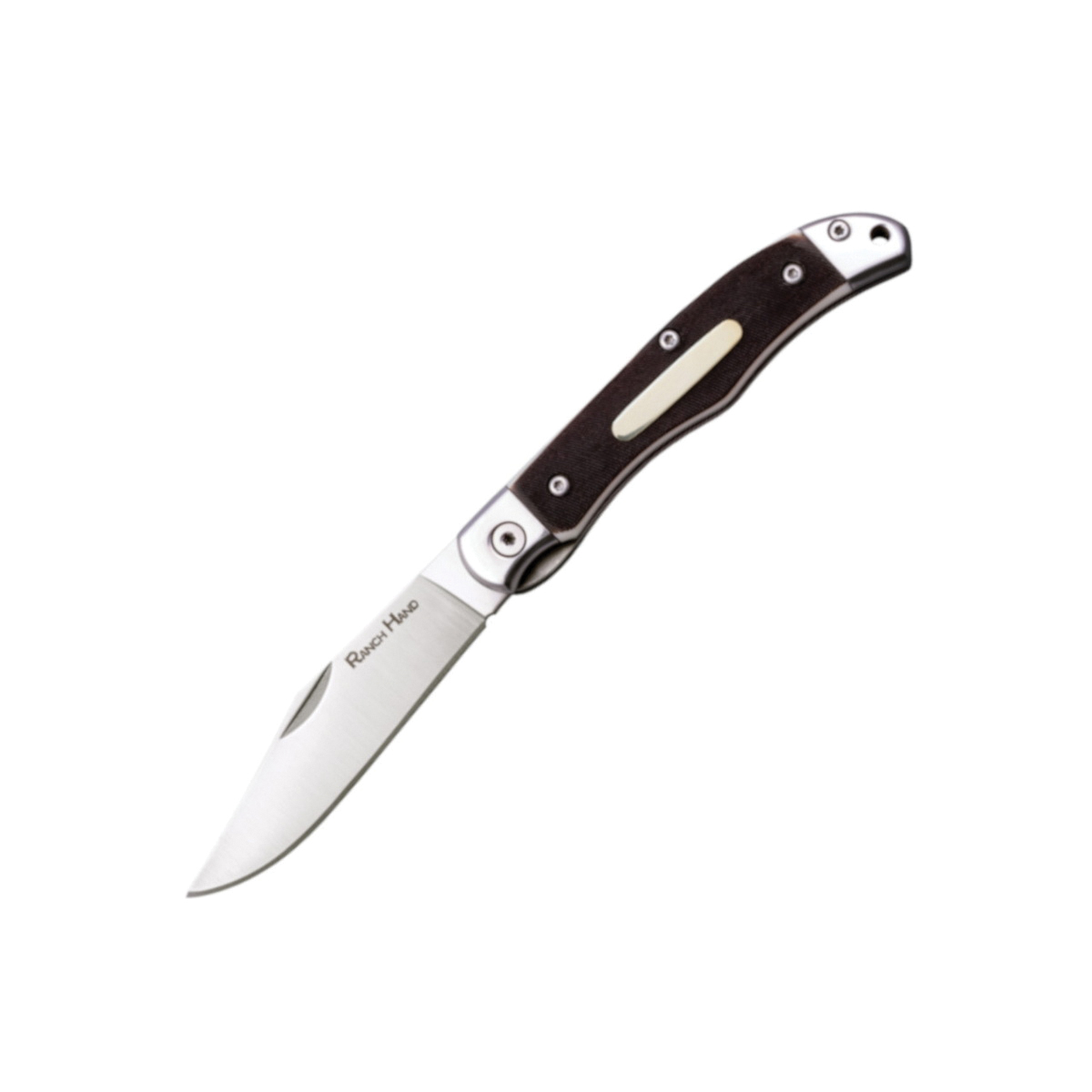Cold Steel Ranch Hand Folding Knife Clip Point Brown - Traditional Design, Ideal for Ranch and Outdoor Use - CS-FL-3RB - Cold Steel