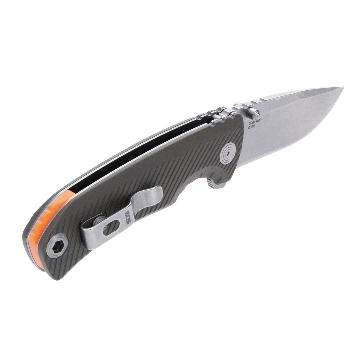 SOG Knives Tellus ATK Folding Knife Clip Point OD Green - Smooth Action, Ideal for Outdoor and Tactical Use - SOG-11-06-01-43 - Sog Knives