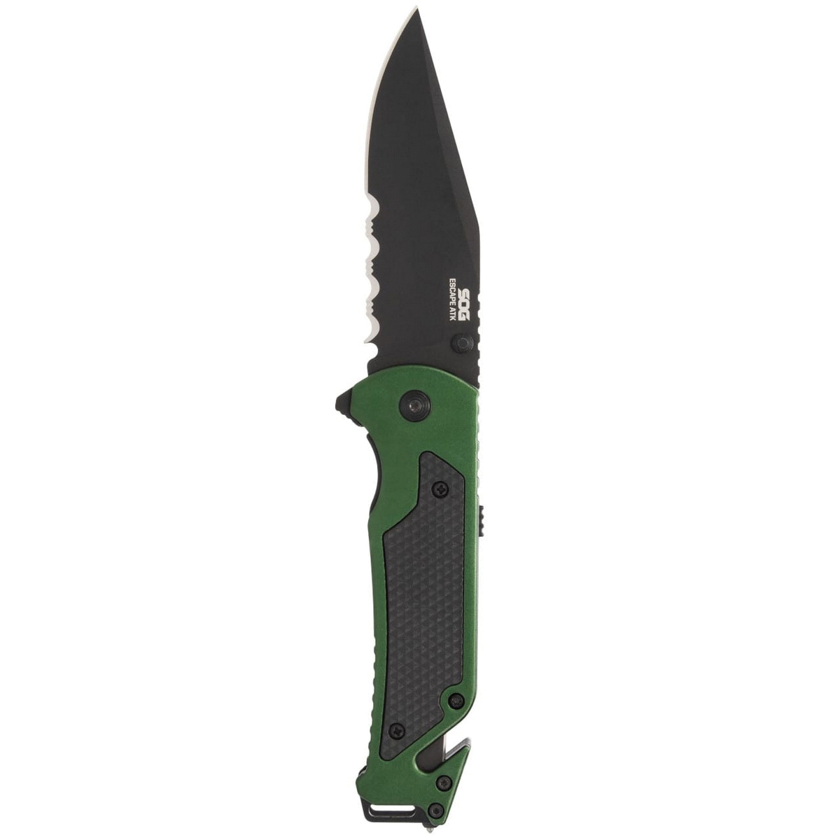 SOG Knives Excape 2.0 Folding Knife Clip Point OD Green - Reliable Blade, Secure Lock, Versatile EDC Knife for Various Tasks - SOG-11-52-01-43 - Sog Knives