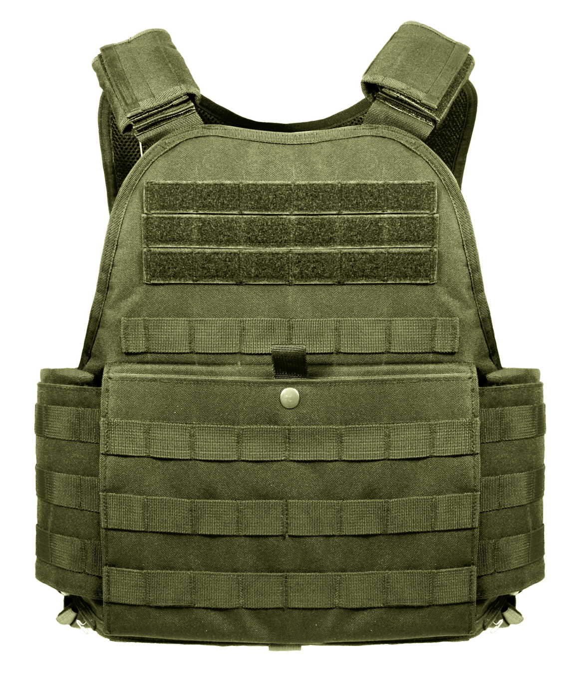 Rothco Molle Plate Carrier Vest - Olive Drab, 2X-Large - 3X-Large