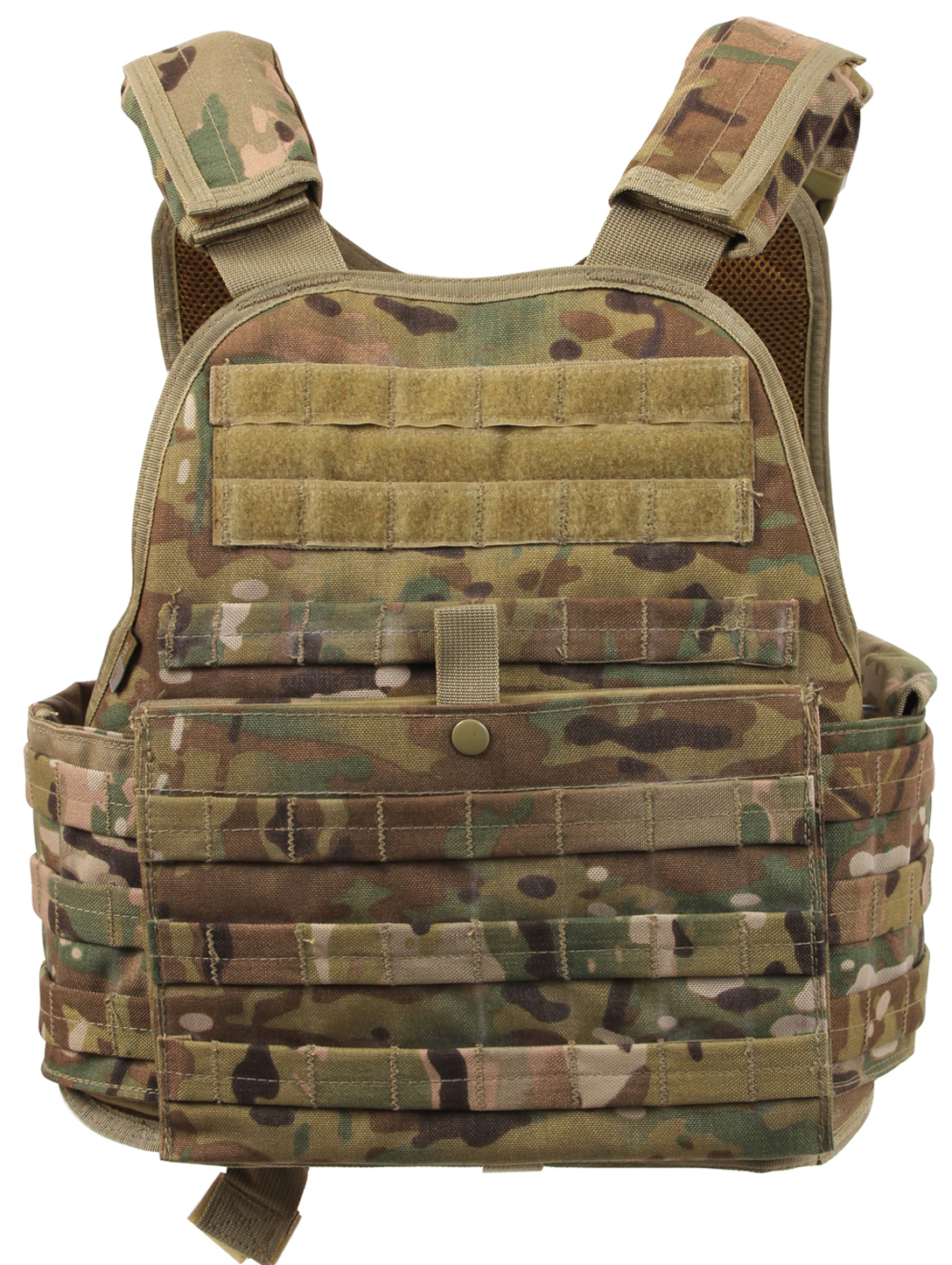 Rothco Molle Plate Carrier Vest - Multicam, 2X-Large - 3X-Large