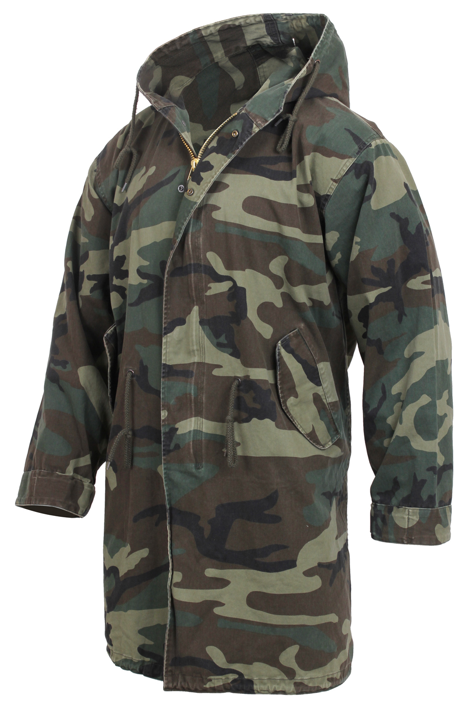 Rothco Rothco Vintage Camo M-51 Fishtail Parka - Woodland Camo, Small