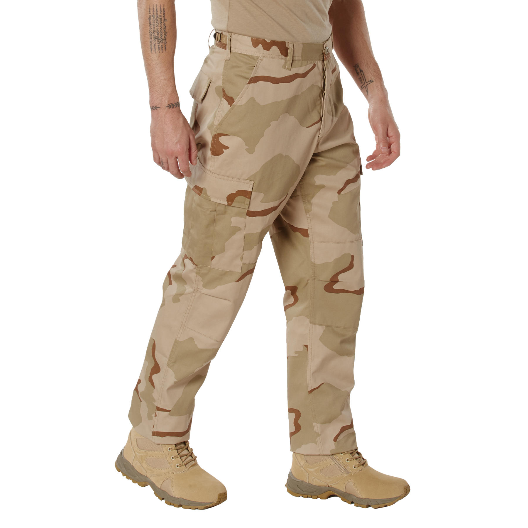 Rothco Rothco Camo Tactical Bdu Pants - Tri-Color Desert Camo, Medium