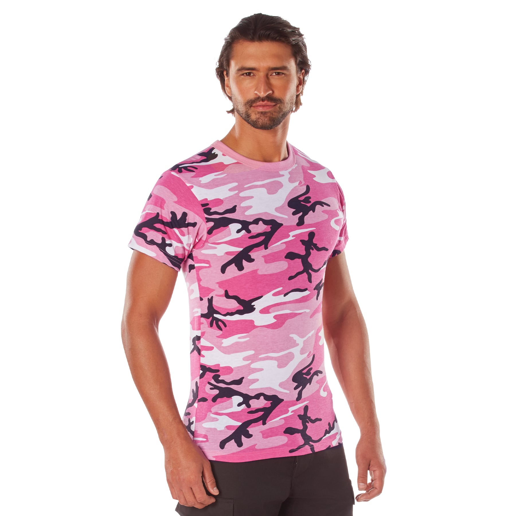 Rothco Camo T-Shirt - Pink Camo, Small