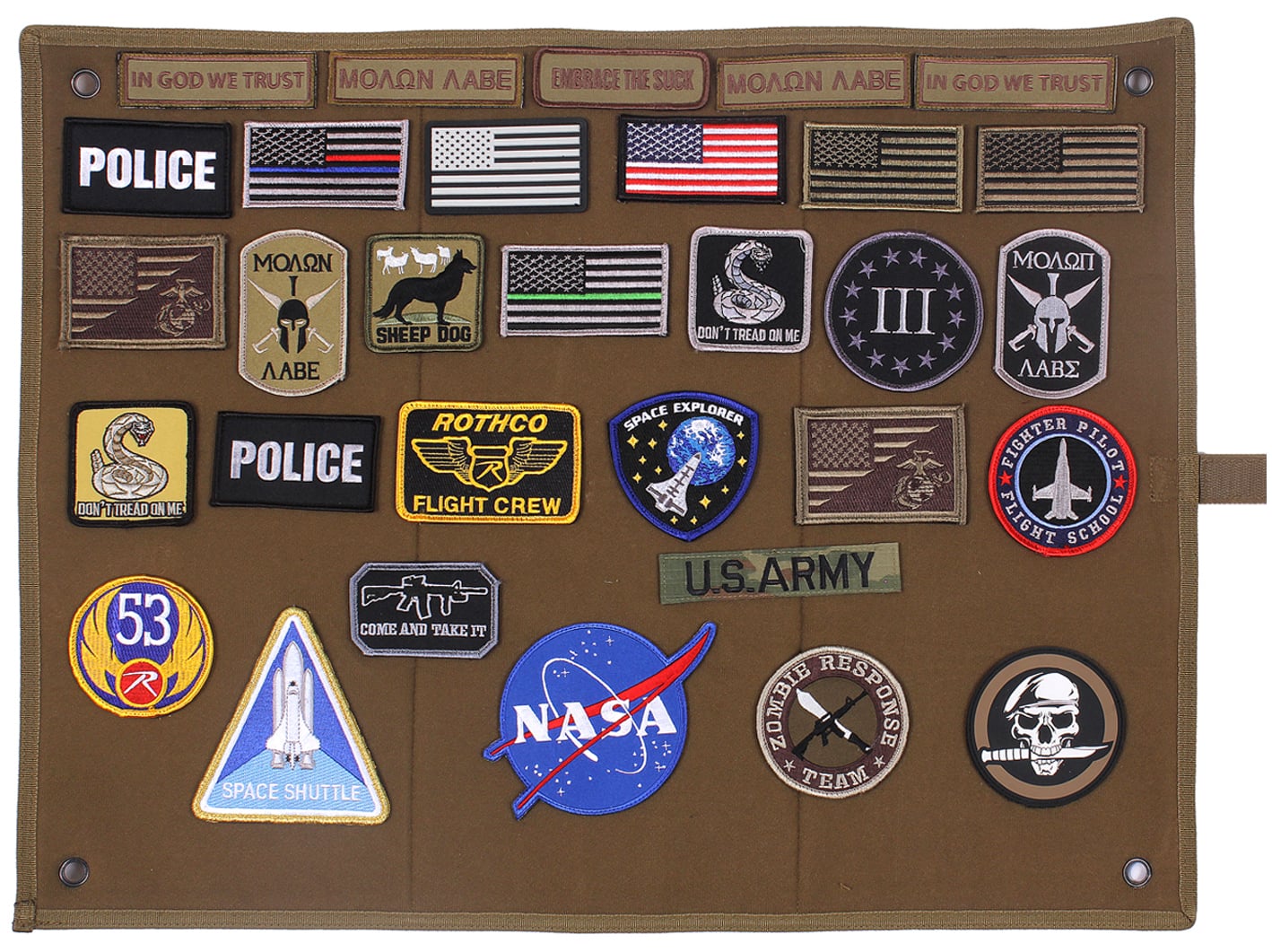 Rothco Rothco Hanging Roll-Up Morale Patch Board