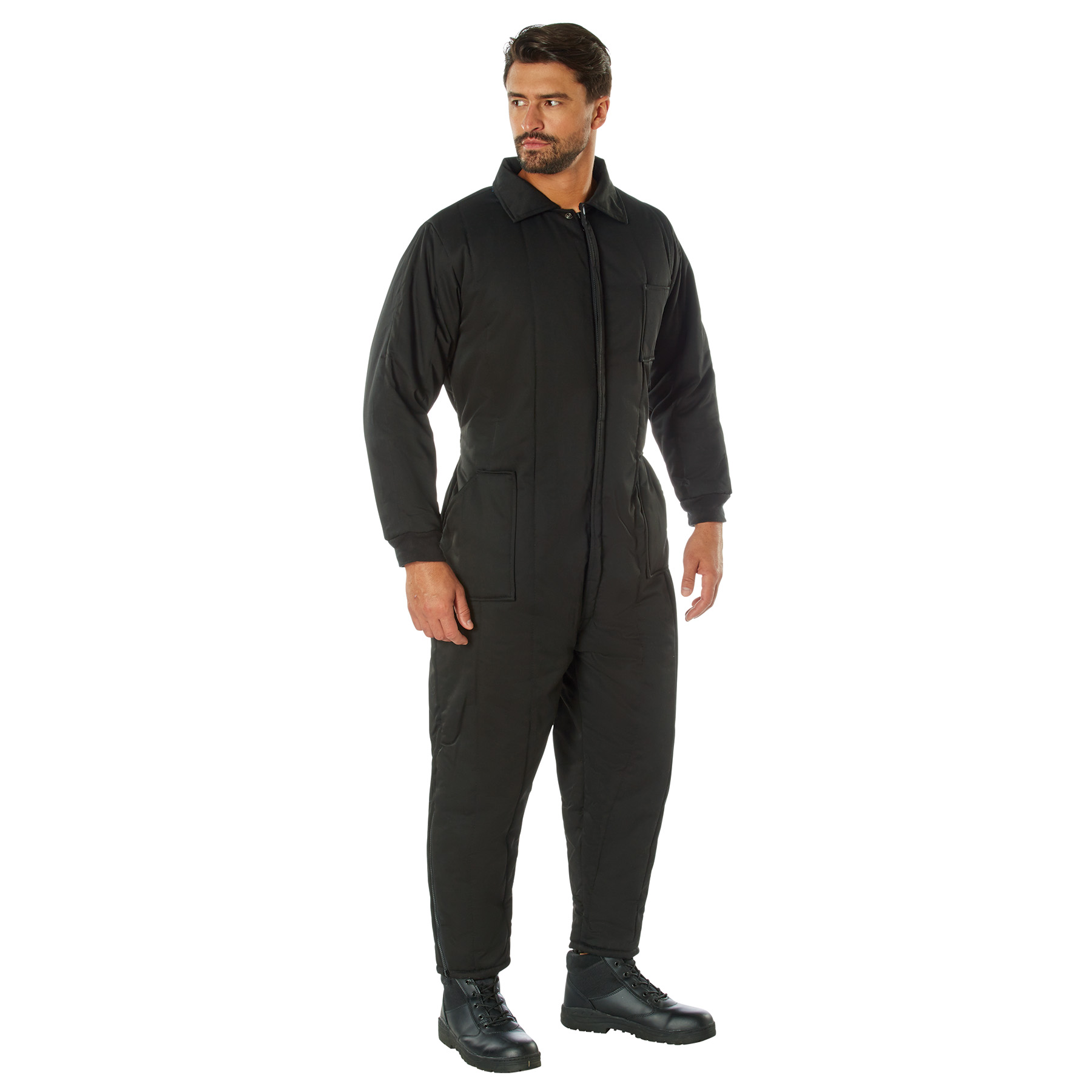 Rothco Rothco Insulated Coveralls - Black, Large
